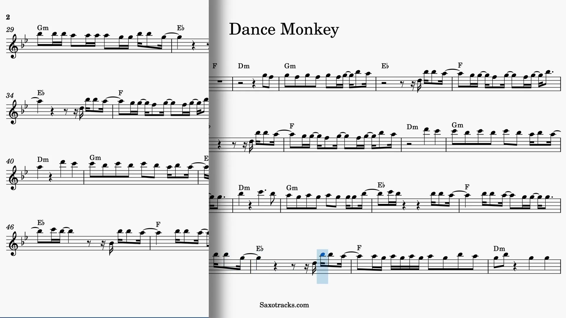 Dance Monkey — Anteprima video spartito in Do