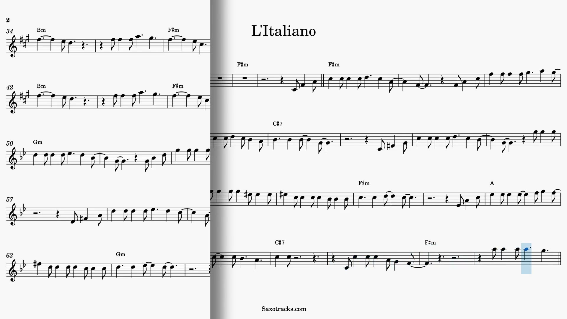 L'Italiano — Anteprima video spartito in Mib